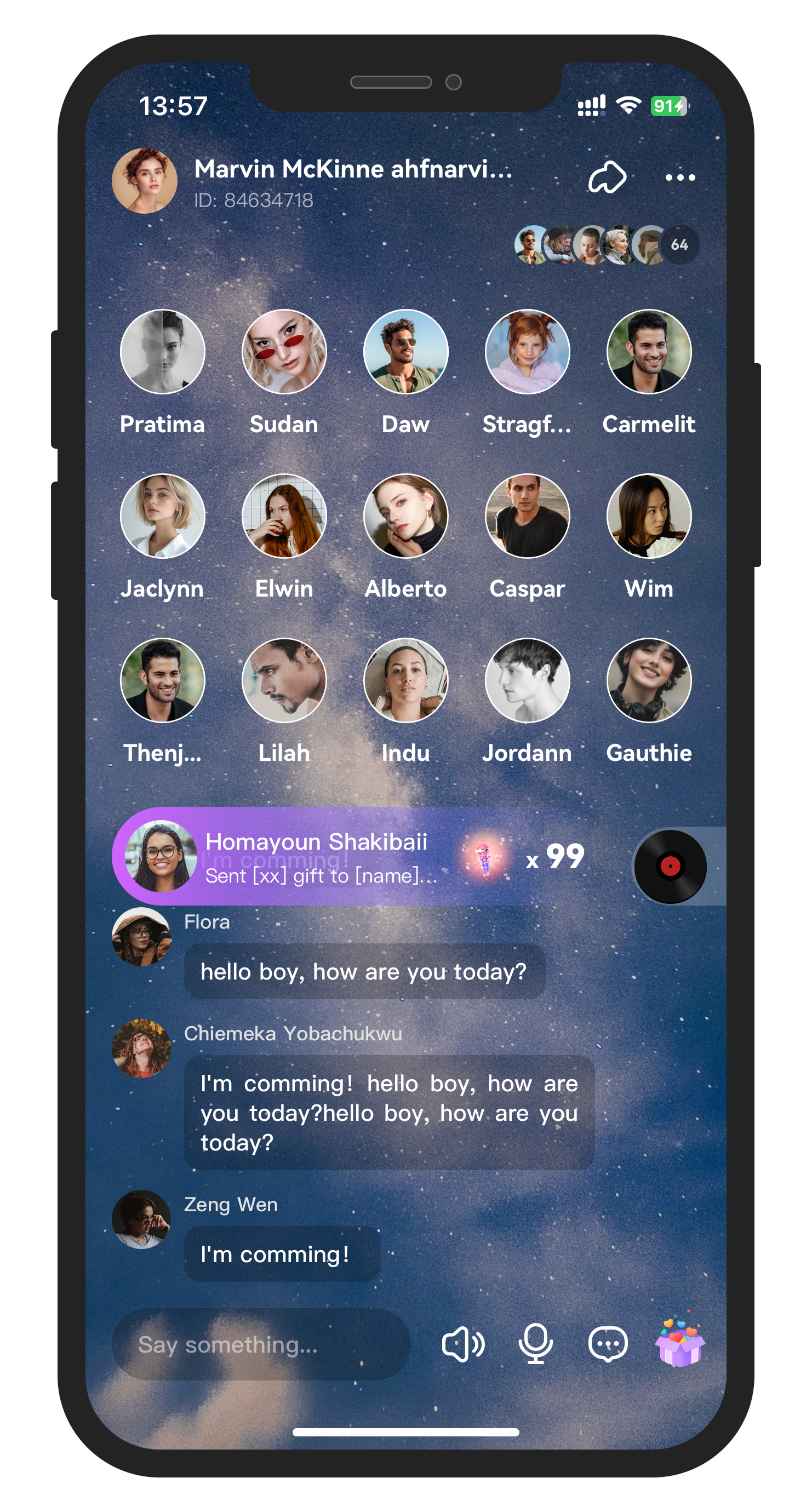 Voice Live Streaming